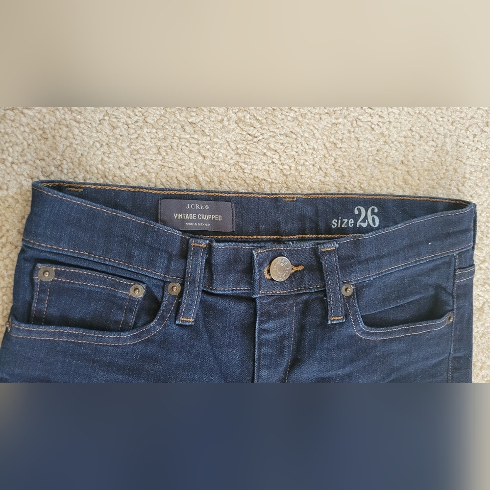 J. Crew Vintage cropped jeans womens size 26